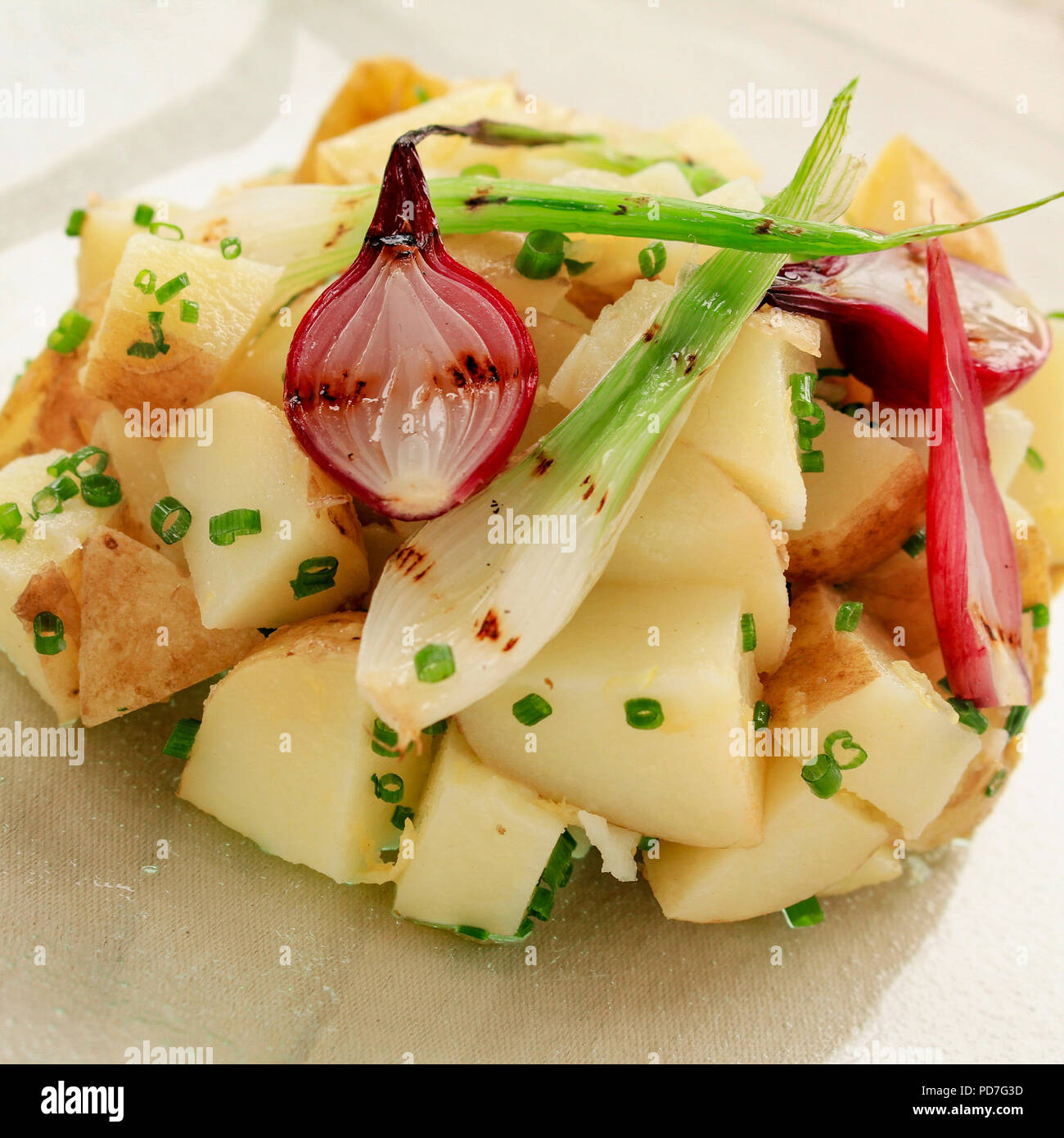 healthy potato salad Stock Photo - Alamy