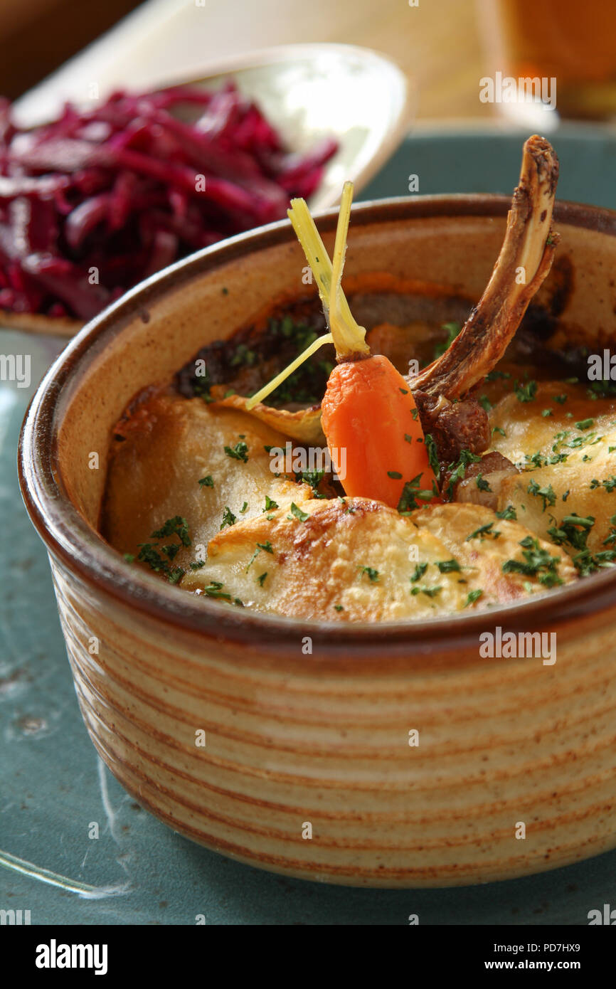 traditional lamb hot pot Stock Photo Alamy