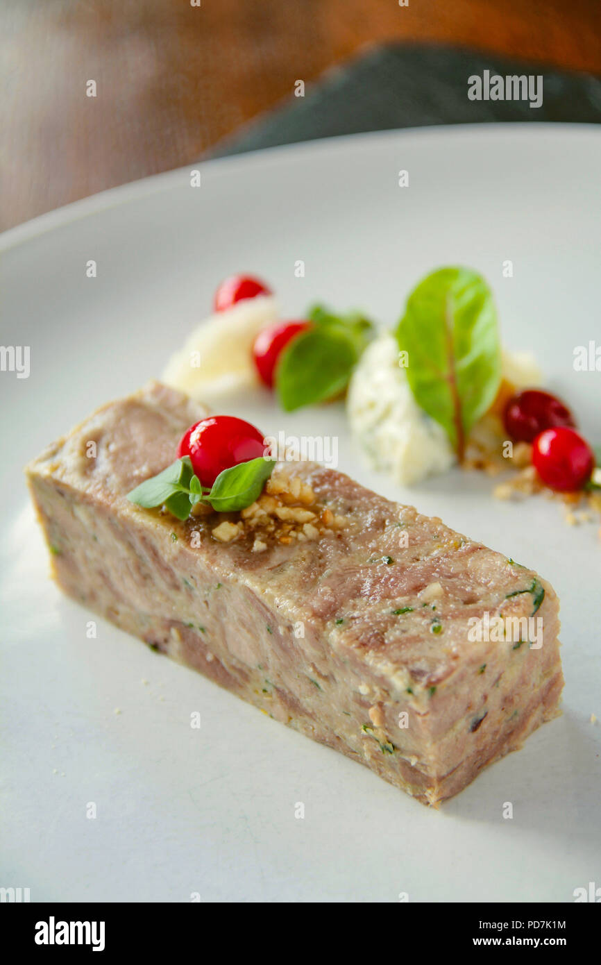 Pork Venison Terrine With Onion Confit Recipe Crush Magazine Confit Recipes Food Terrine Recipe