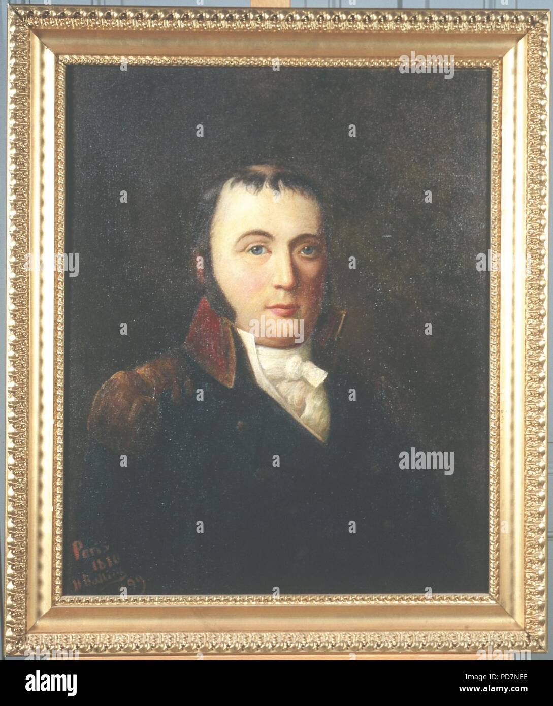 Andreas Michael Heiberg, maleri av Ole Peter Hansen Balling, Eidsvoll 1814, EM.03087. Stock Photo