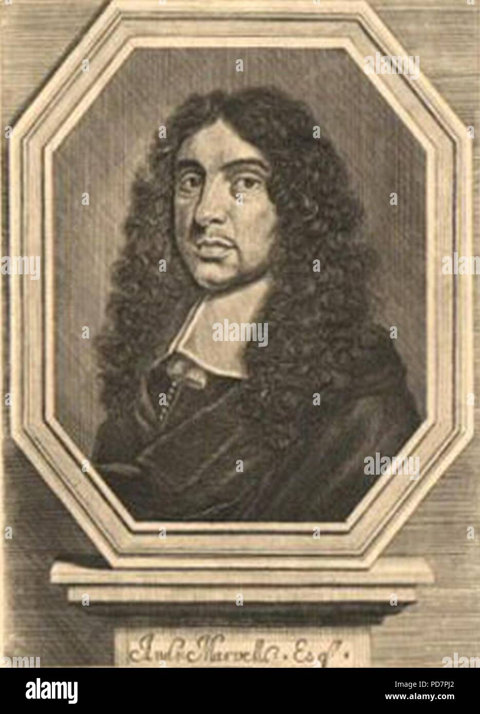 Andrew Marvell engraving Stock Photo Alamy