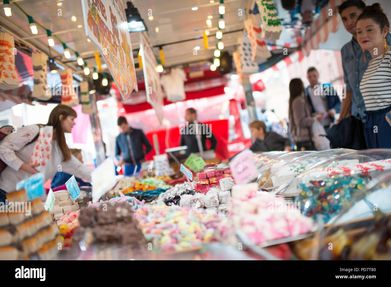 Merchant City Festival, Glasgow. Food market Stock Photo Alamy