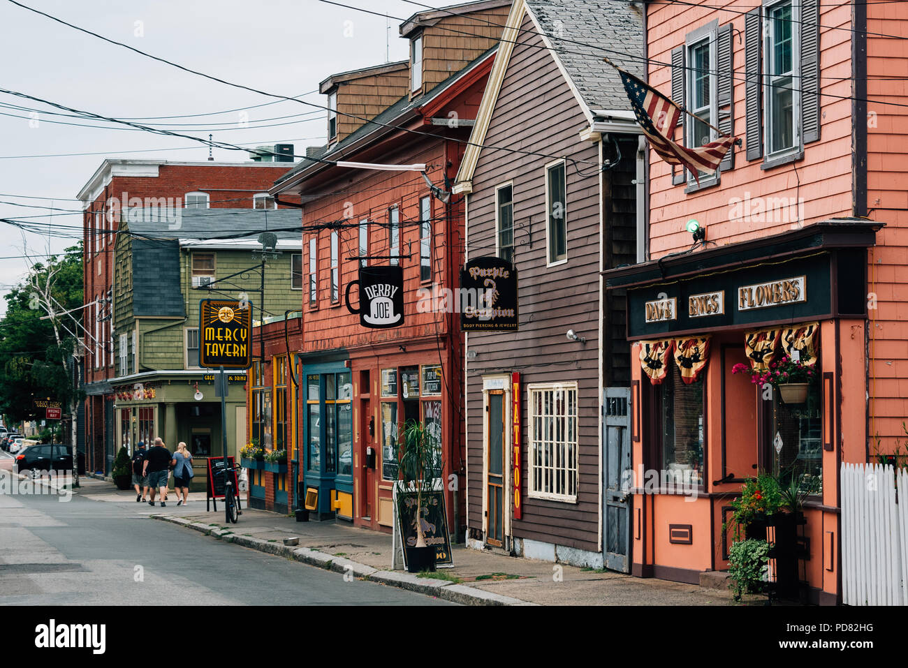 Derby Street, in Salem, Massachusetts Stock Photo Alamy