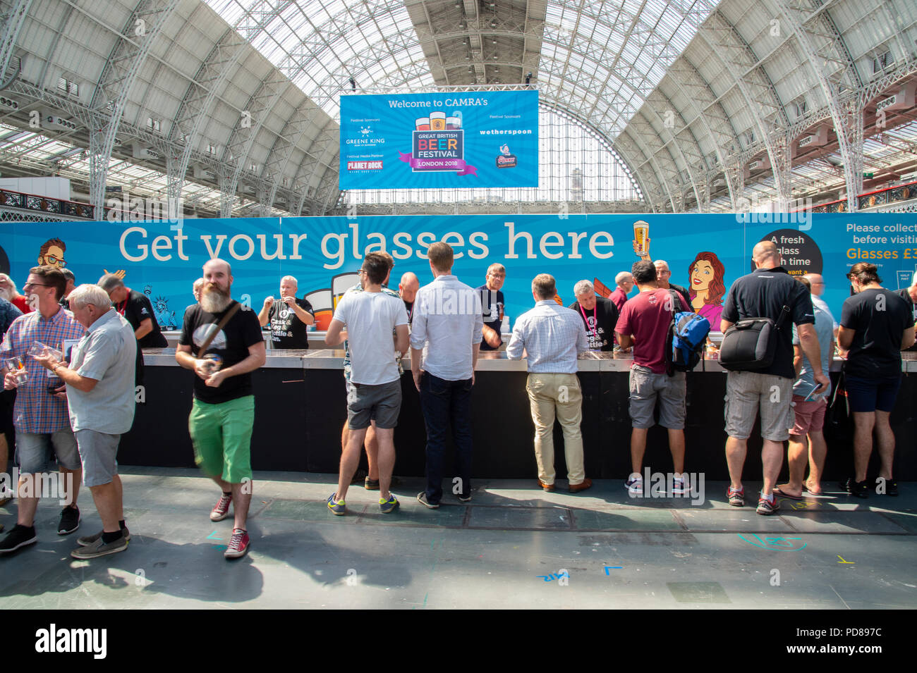 London Beer Festival Stock Photo Alamy