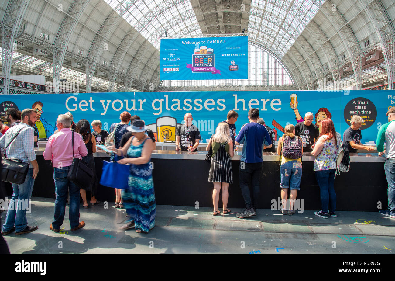 London Beer Festival Stock Photo Alamy