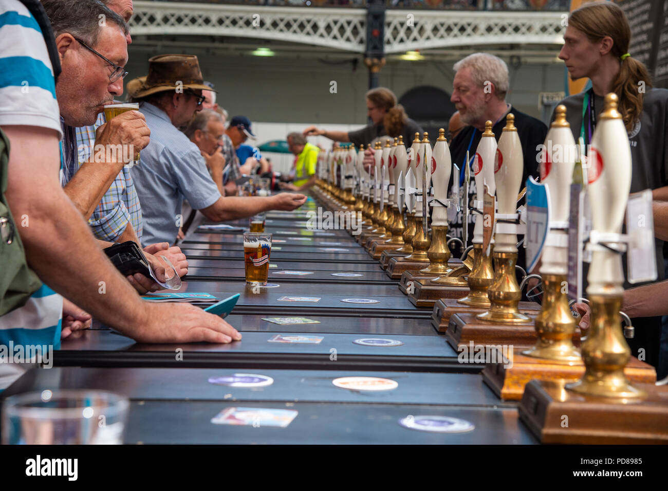 London Beer Festival Stock Photo Alamy