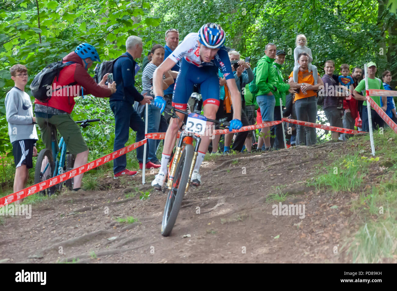 Glasgow, Scotland, UK. 7th August, 2018. Grant Ferguson of Great