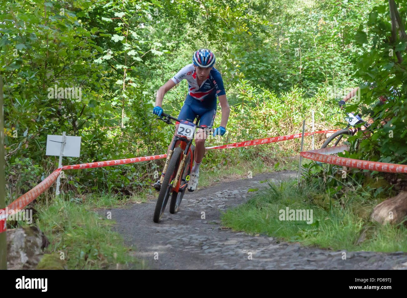 Glasgow, Scotland, UK. 7th August, 2018. Grant Ferguson of Great