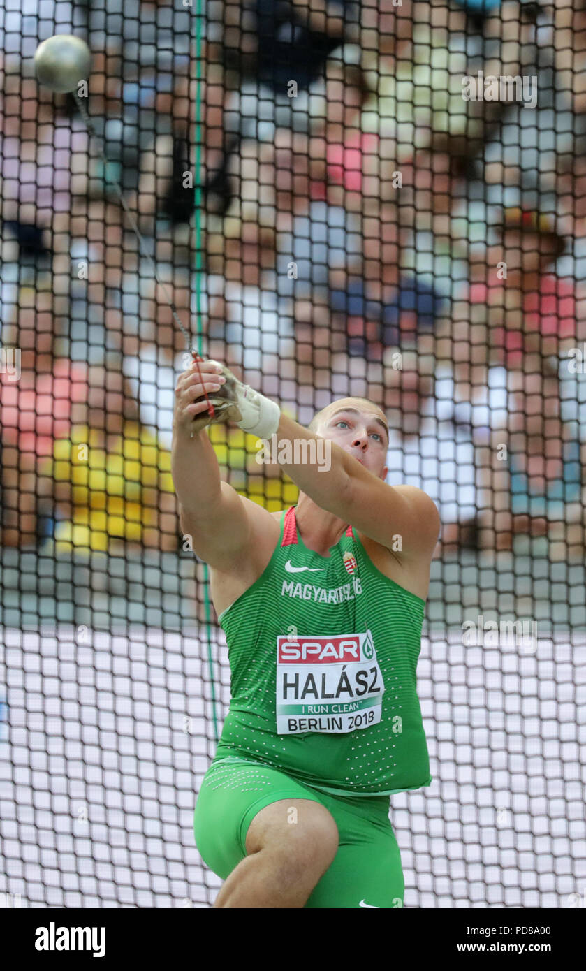 Berlin, Germany. 07th Aug, 2018. Track and Field European Athletics