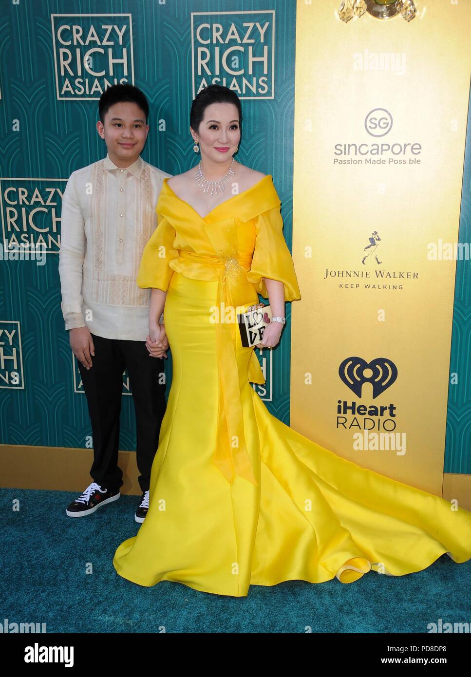 Los Angeles, CA, USA. 7th Aug, 2018. Kris Aquino at arrivals for CRAZY