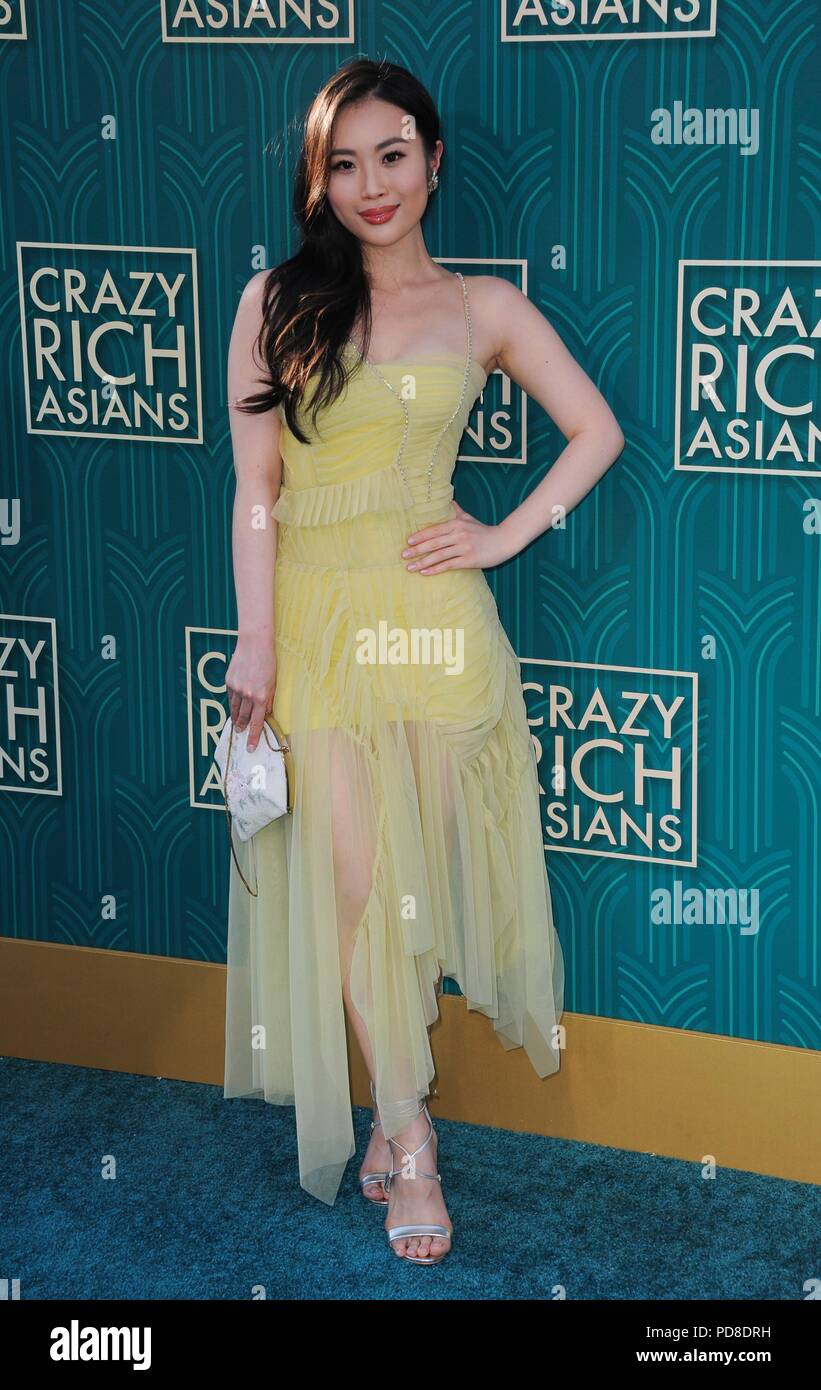 Los Angeles, CA, USA. 7th Aug, 2018. Victoria Loke at arrivals for