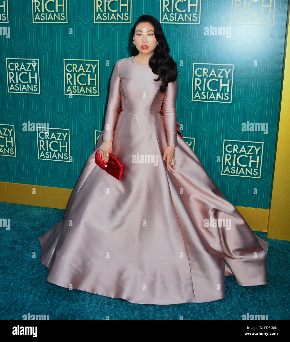 Los Angeles, USA. 7th August 2018. Awkwafina 072 arrives at the Warner