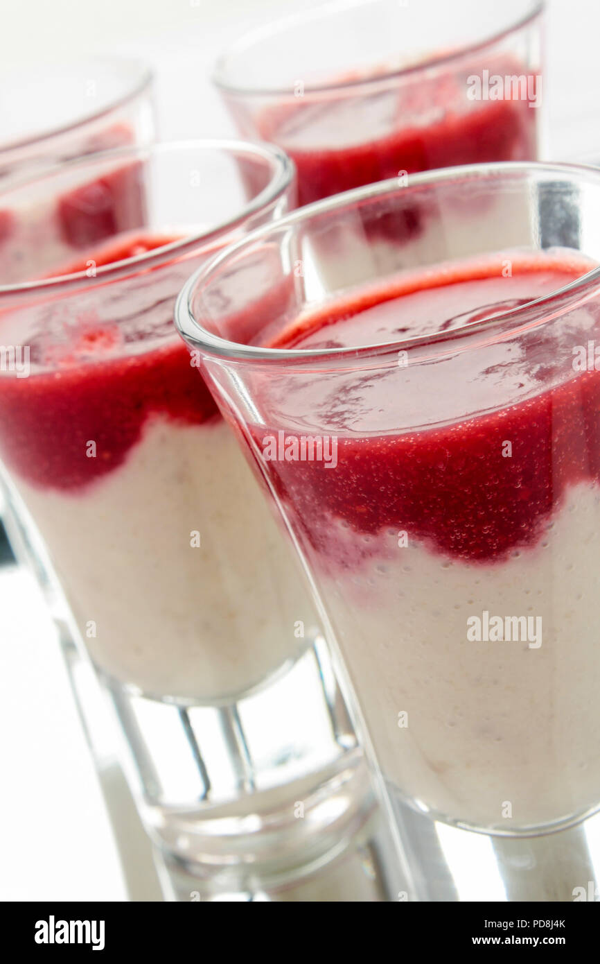 yogurt-with-fruit-coulis-stock-photo-alamy