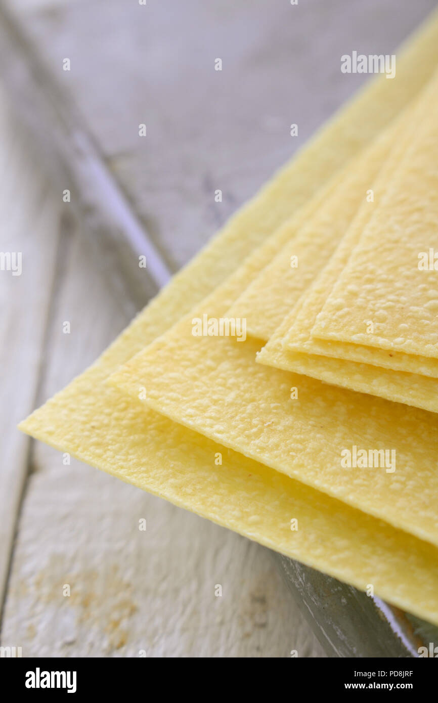 Flat pasta sheets hires stock photography and images Alamy