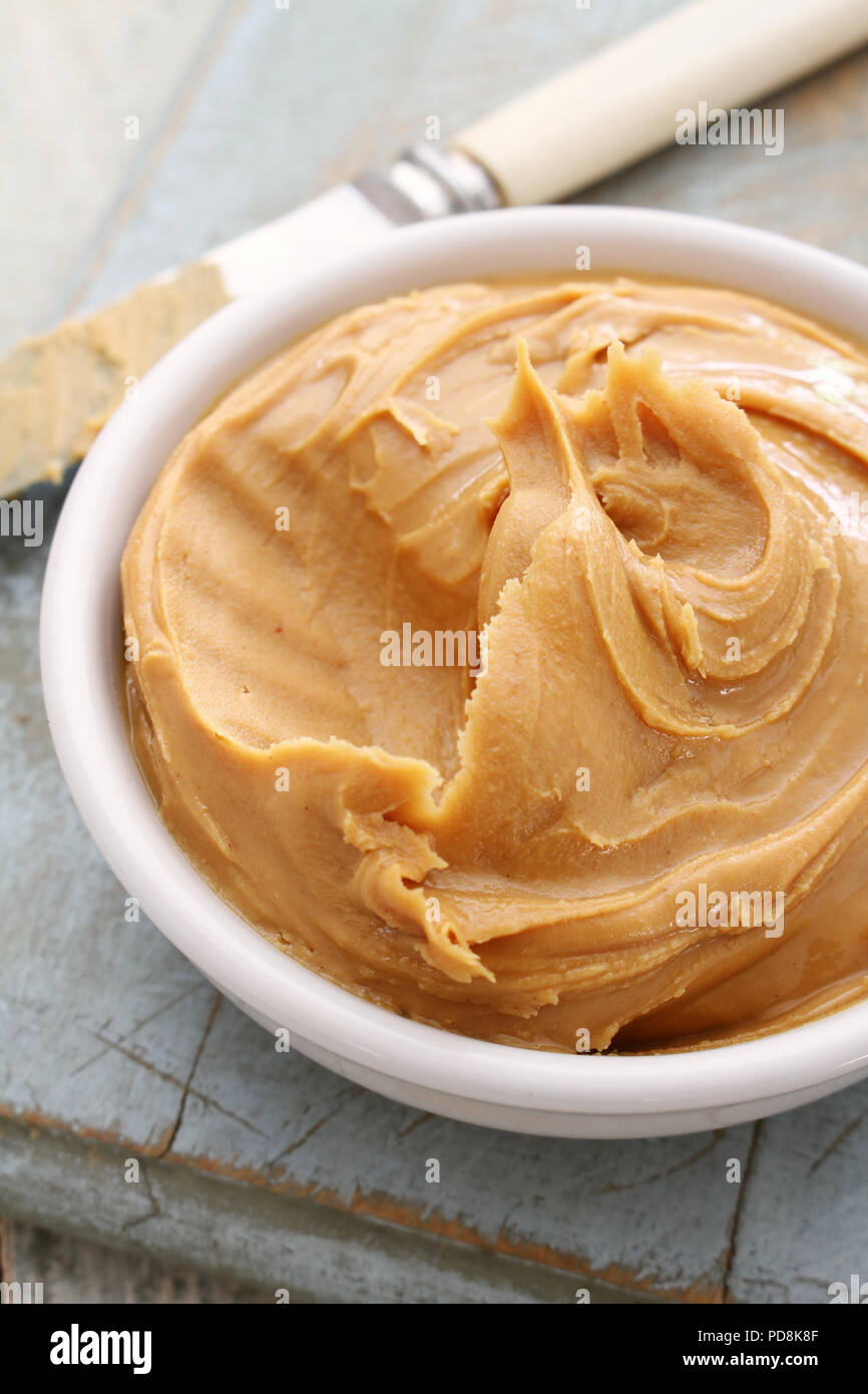 peanut butter spread Stock Photo Alamy