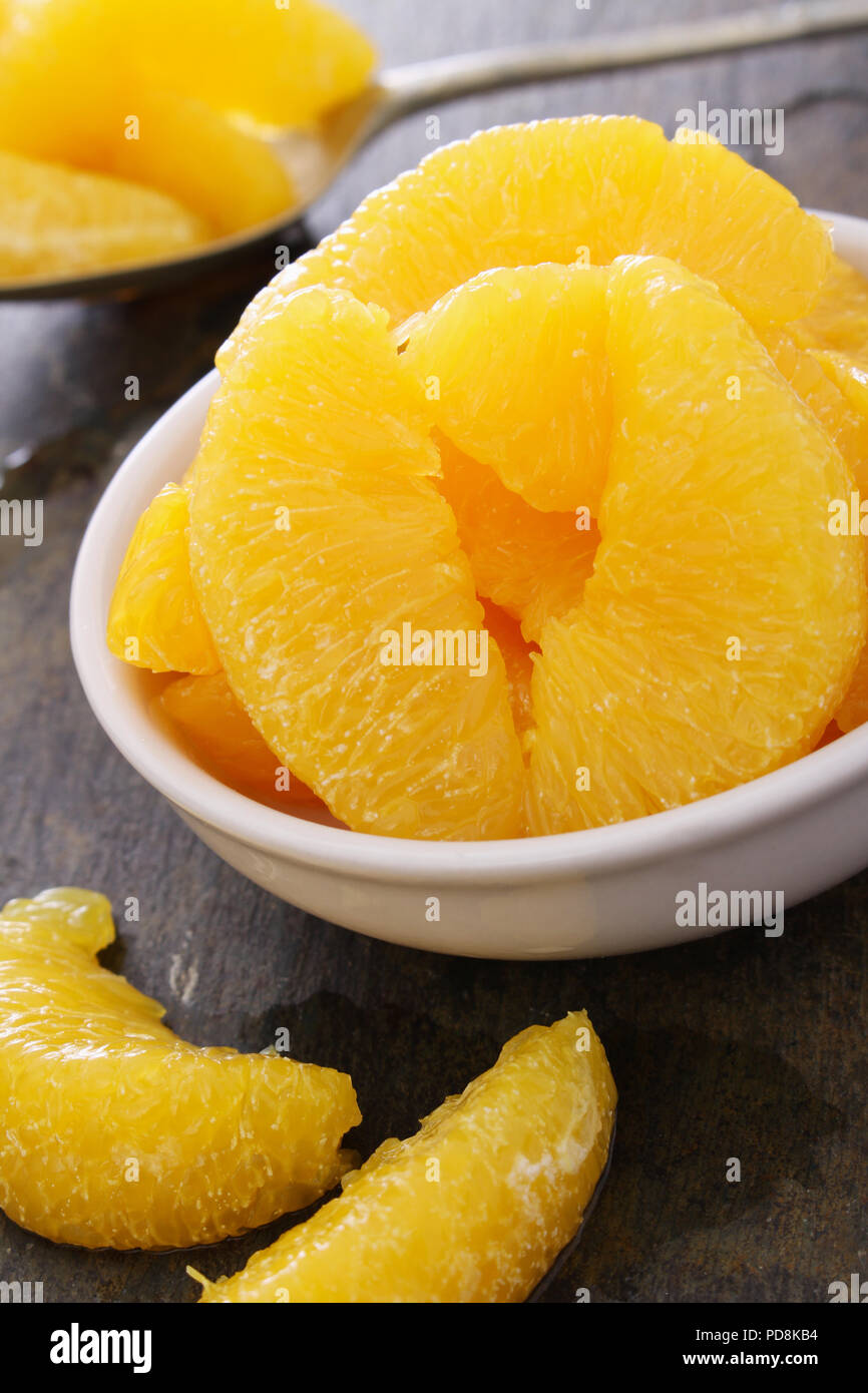 preparing fresh oranges Stock Photo