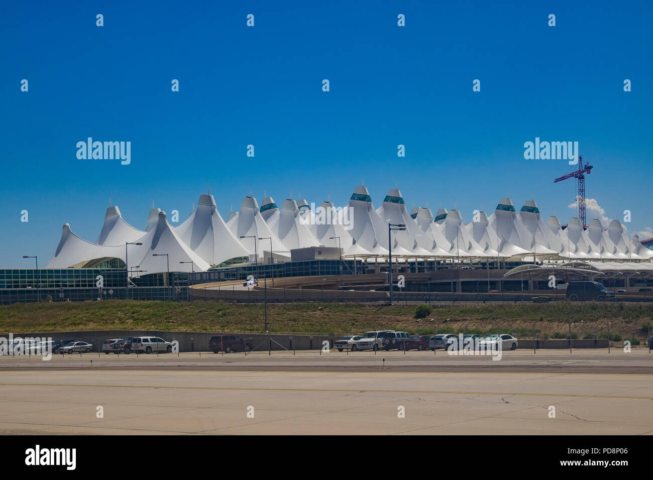 Denver airport roof hires stock photography and images Alamy