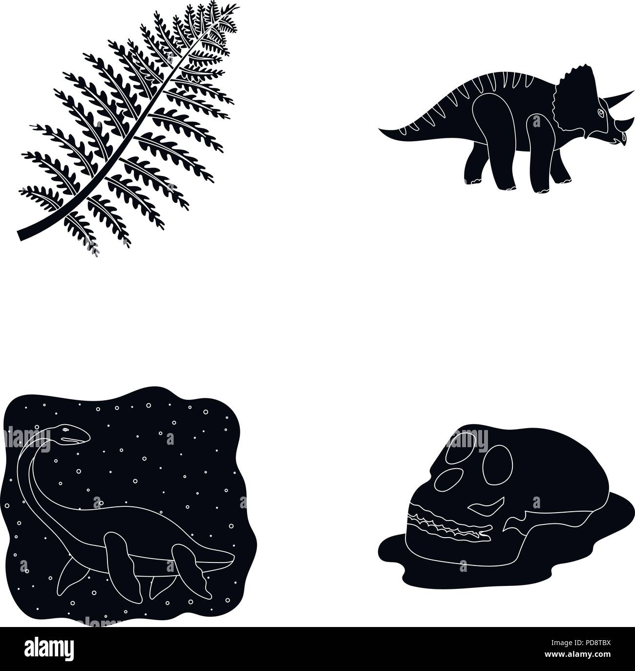 Extinct plesiosaurus Stock Vector Images - Alamy