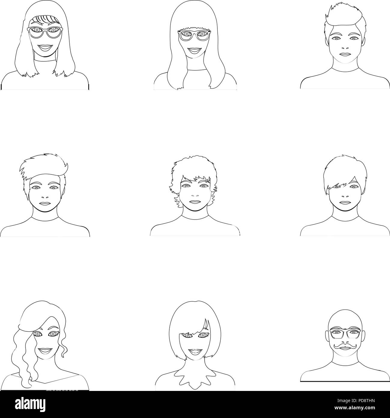 Appearance Avatar Bald Beard Blonde Boy Brunette Bust