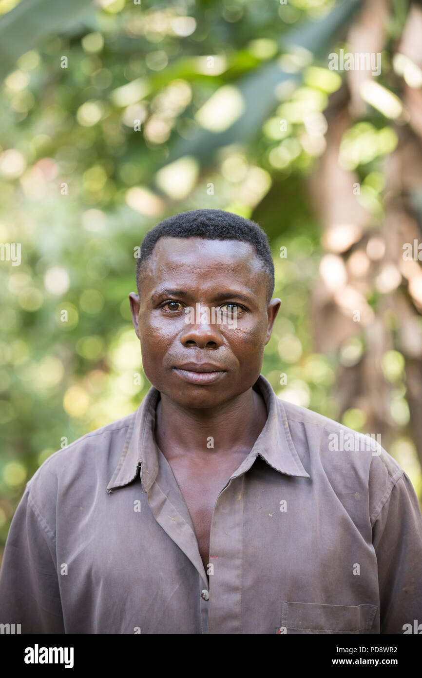 Portrait of a local man, in Kampala, Uganda Stock Photo - Alamy