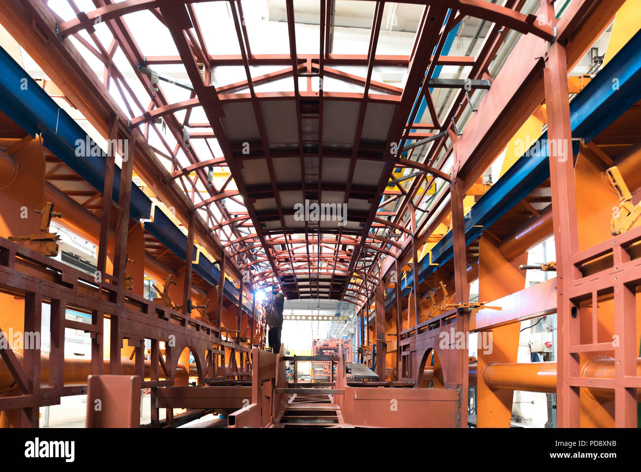 Bus production manufacture Stock Photo - Alamy