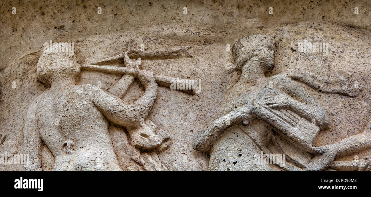 Greek Mythology Old Greek Vase Relief Stock Photo 214713075 Alamy