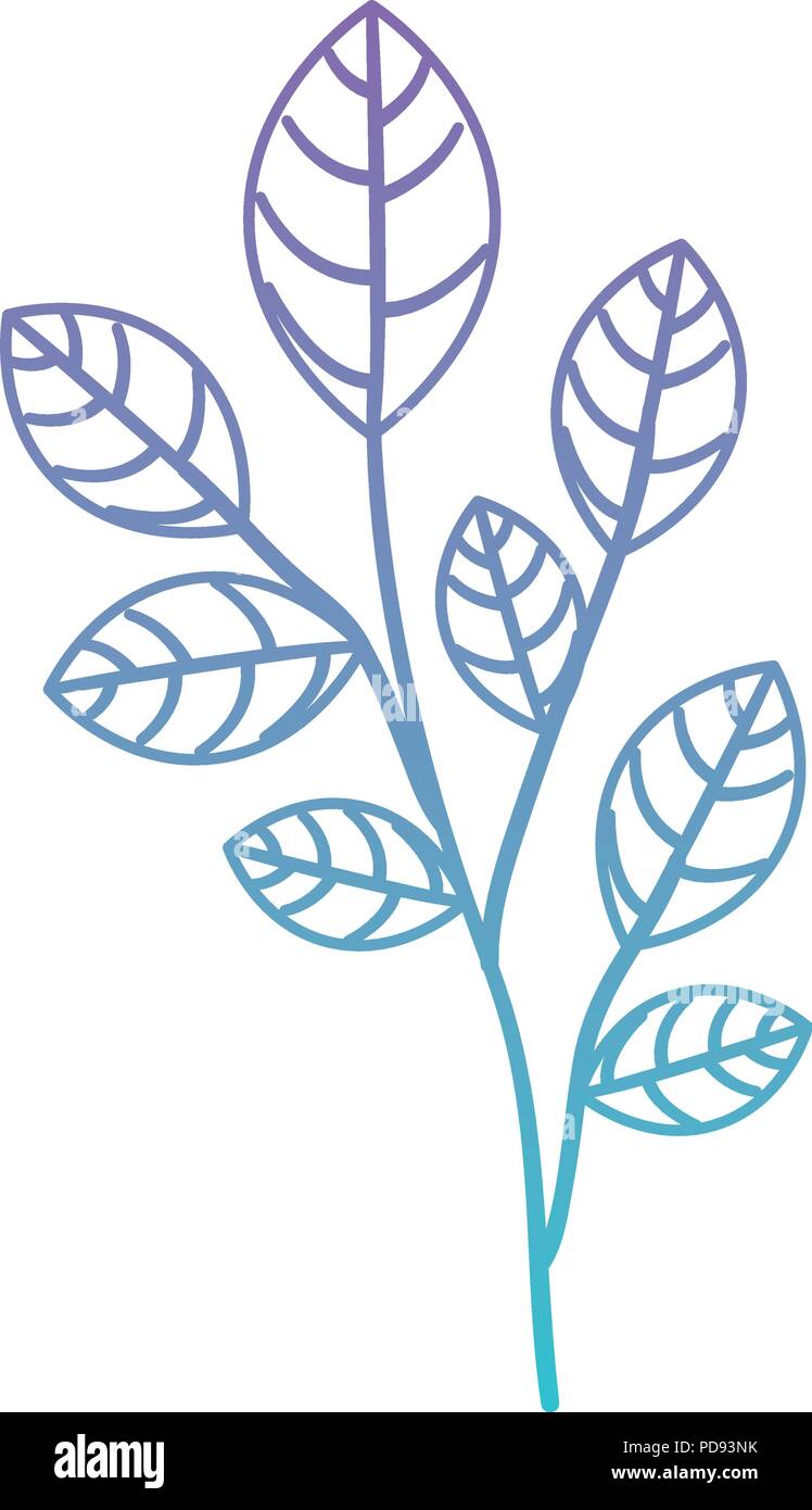 branch with leafs ecology icon Stock Vector Image & Art - Alamy