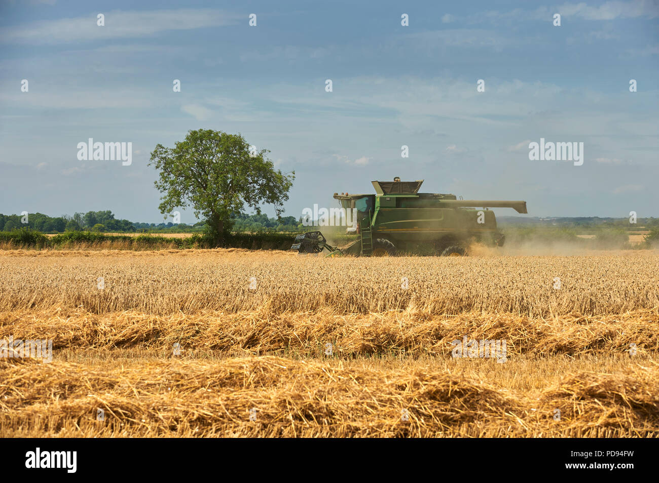 john deere ride on combine