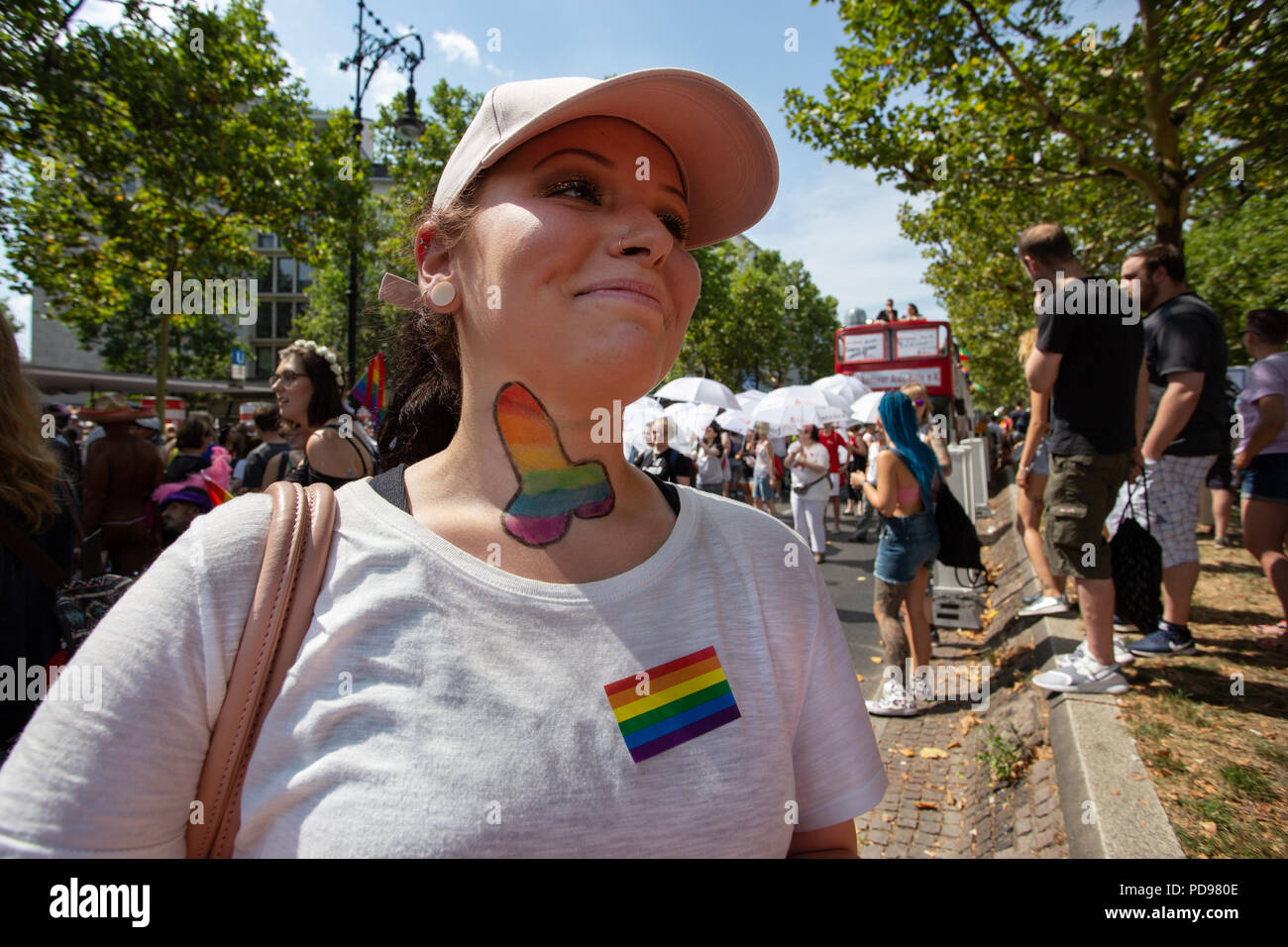 Christopher Street Day Pride parade, Berlin, Germany Stock Photo