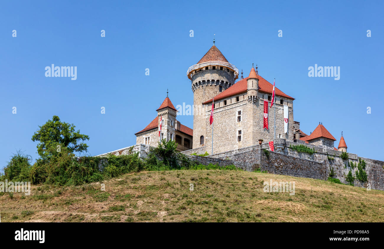 Chateau de Montrottier, Haute Savoie, France Stock Photo - Alamy