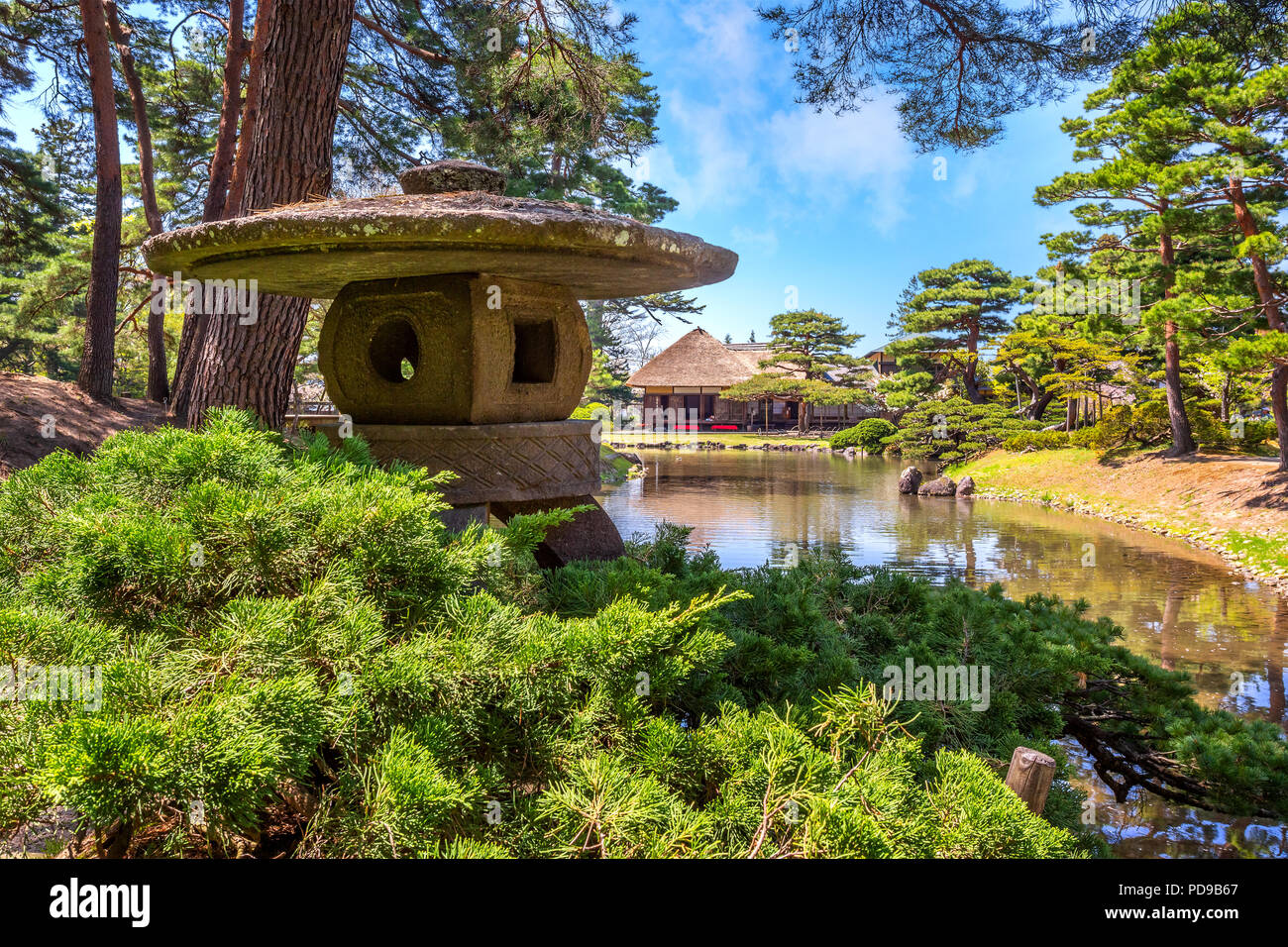 Oyakuen medicinal herb garden in the city of Aizuwakamatsu, Fukushima