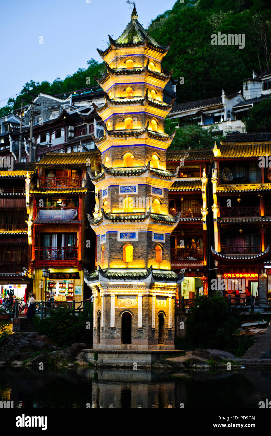 Phoenix Ancient Town,Fenghuang,Miao,Ethnic Minorities,Unesco World