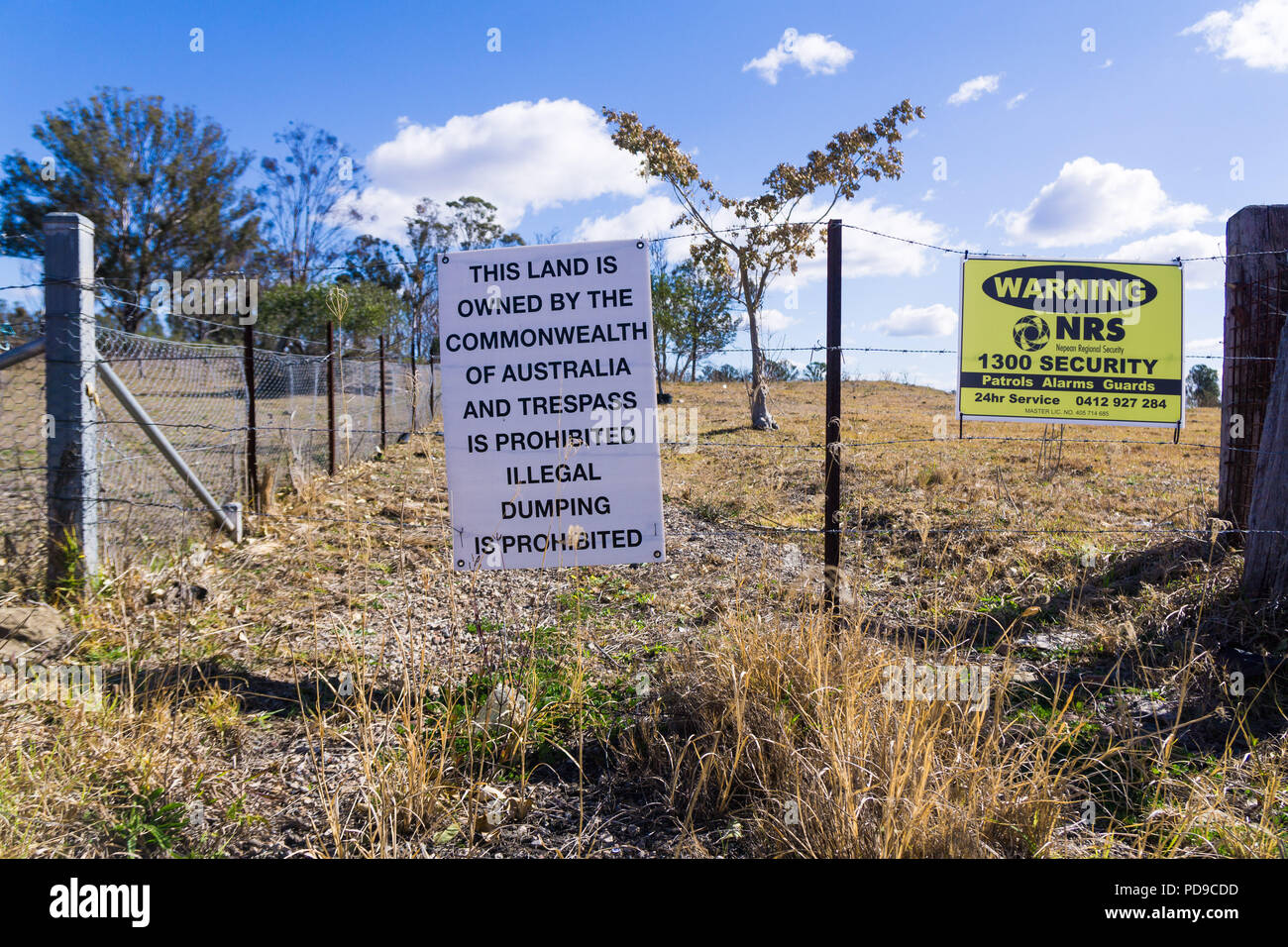 Land at Badgerys Creek Sydney that will be the site of the new Western