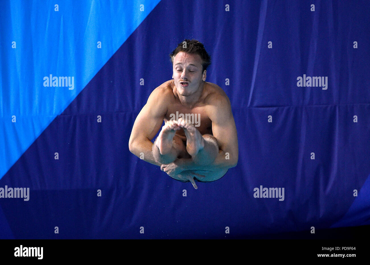 Switzerland S Guillaume Dutoit During The Men S 1m Springboard