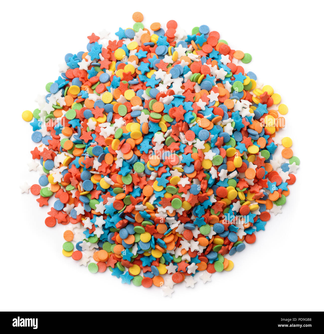 Sprinkles on green hires stock photography and images Alamy