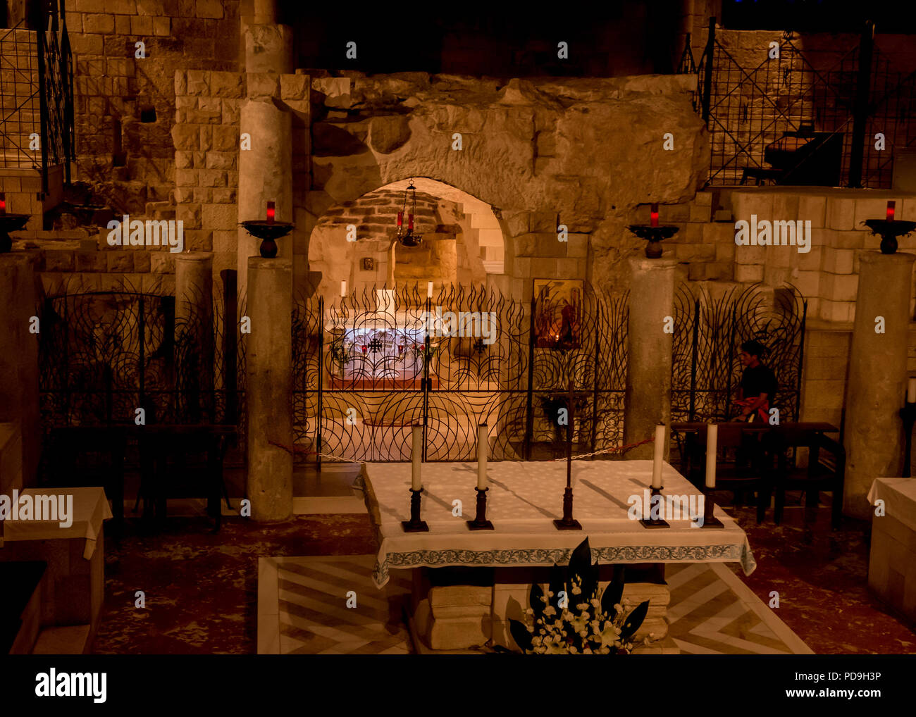 Nazareth Israel May17 2018 Mary S Cave Or Grotto In Which Mary