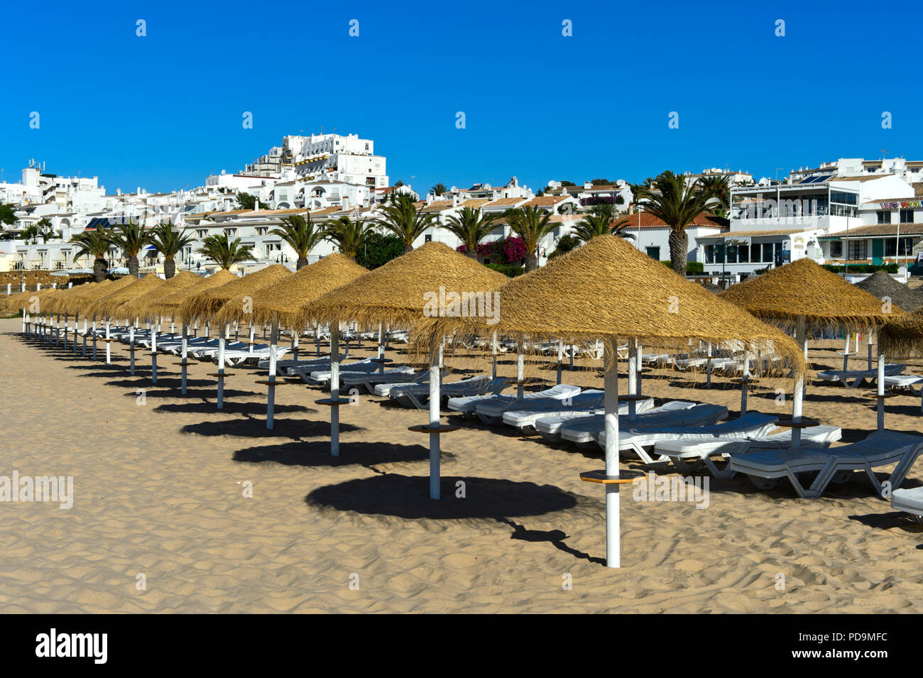 Sun beds beach hires stock photography and images Alamy