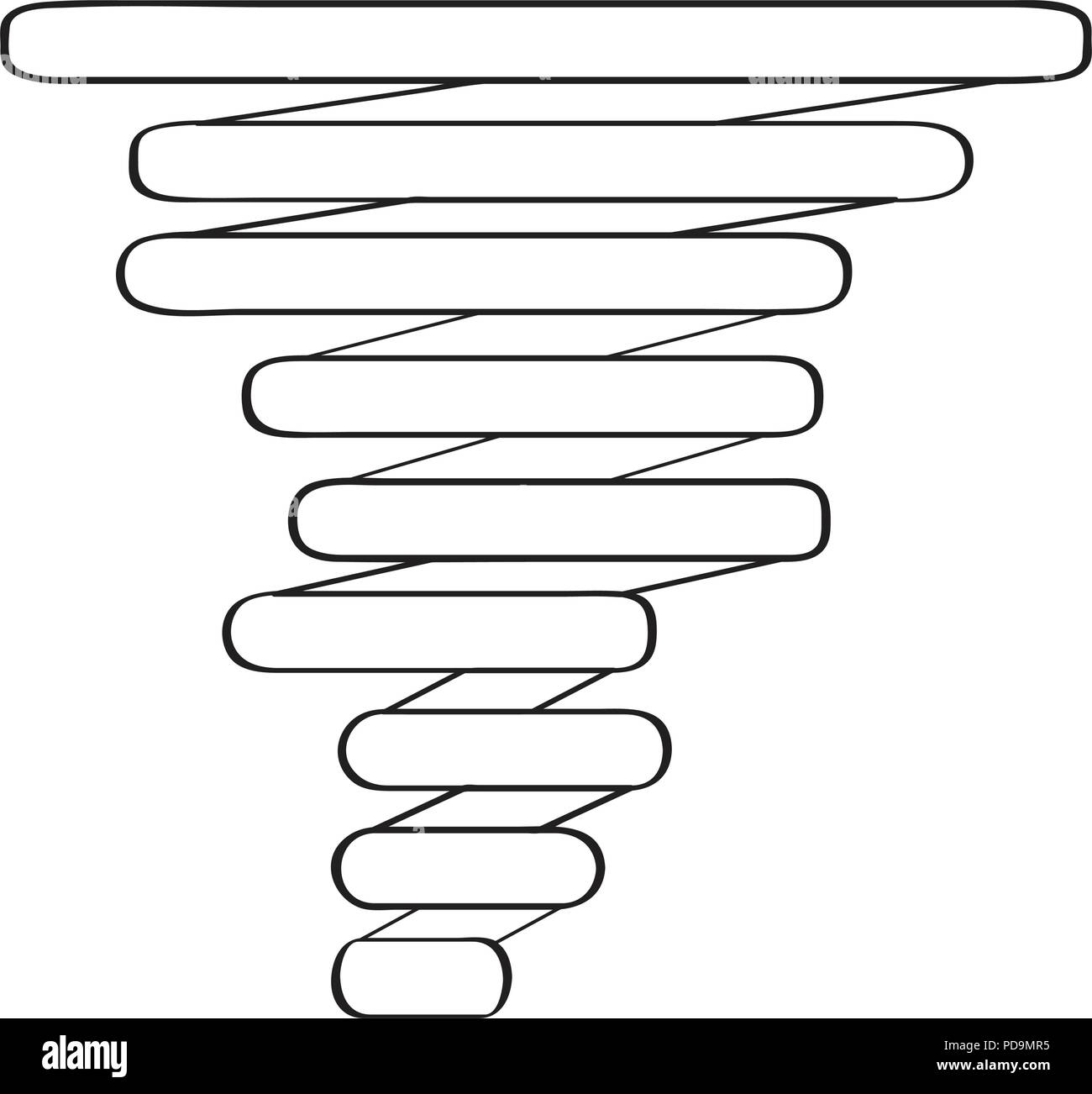 Isolated twister weather icon Stock Vector Image & Art - Alamy