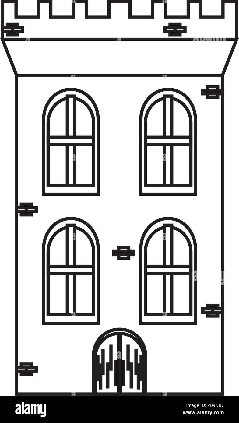 Isolated medieval building icon Stock Vector Image & Art - Alamy