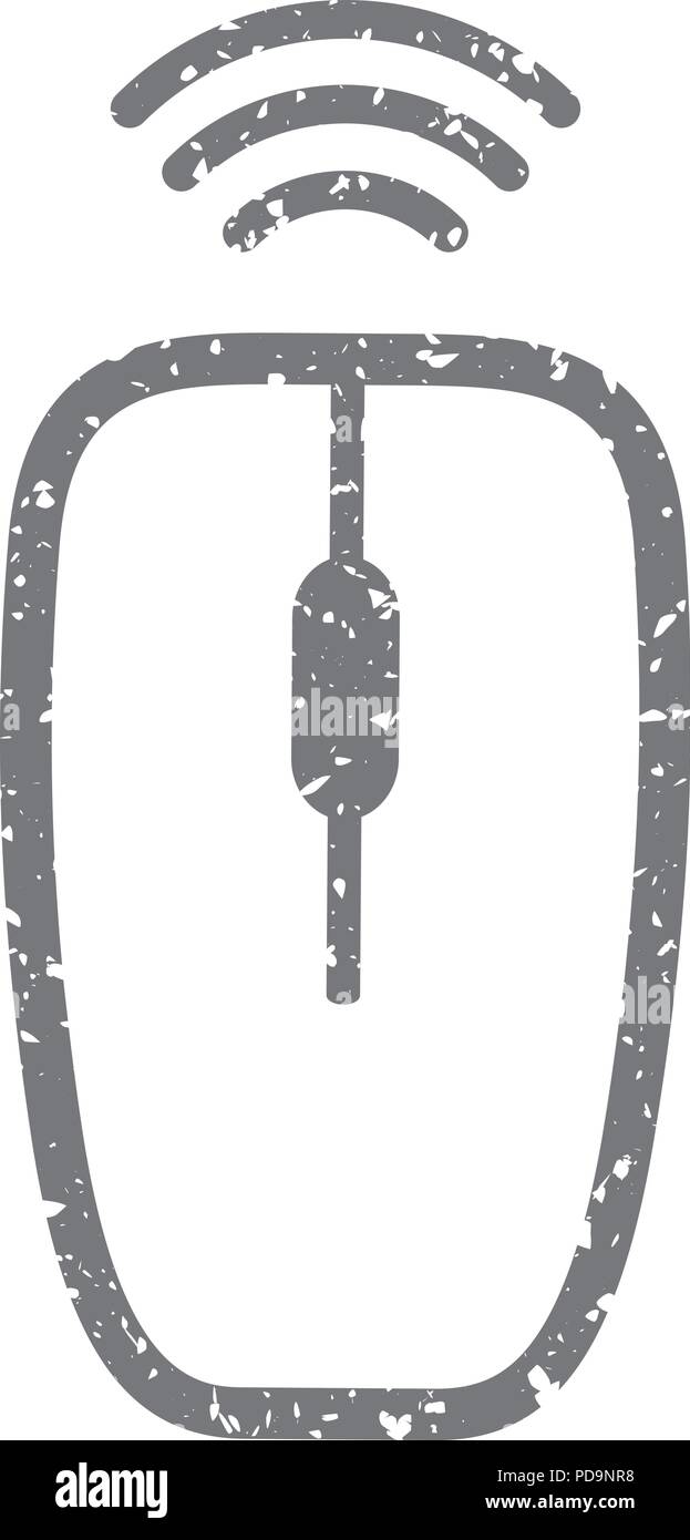 Vintage computer keyboard mouse Stock Vector Images - Alamy