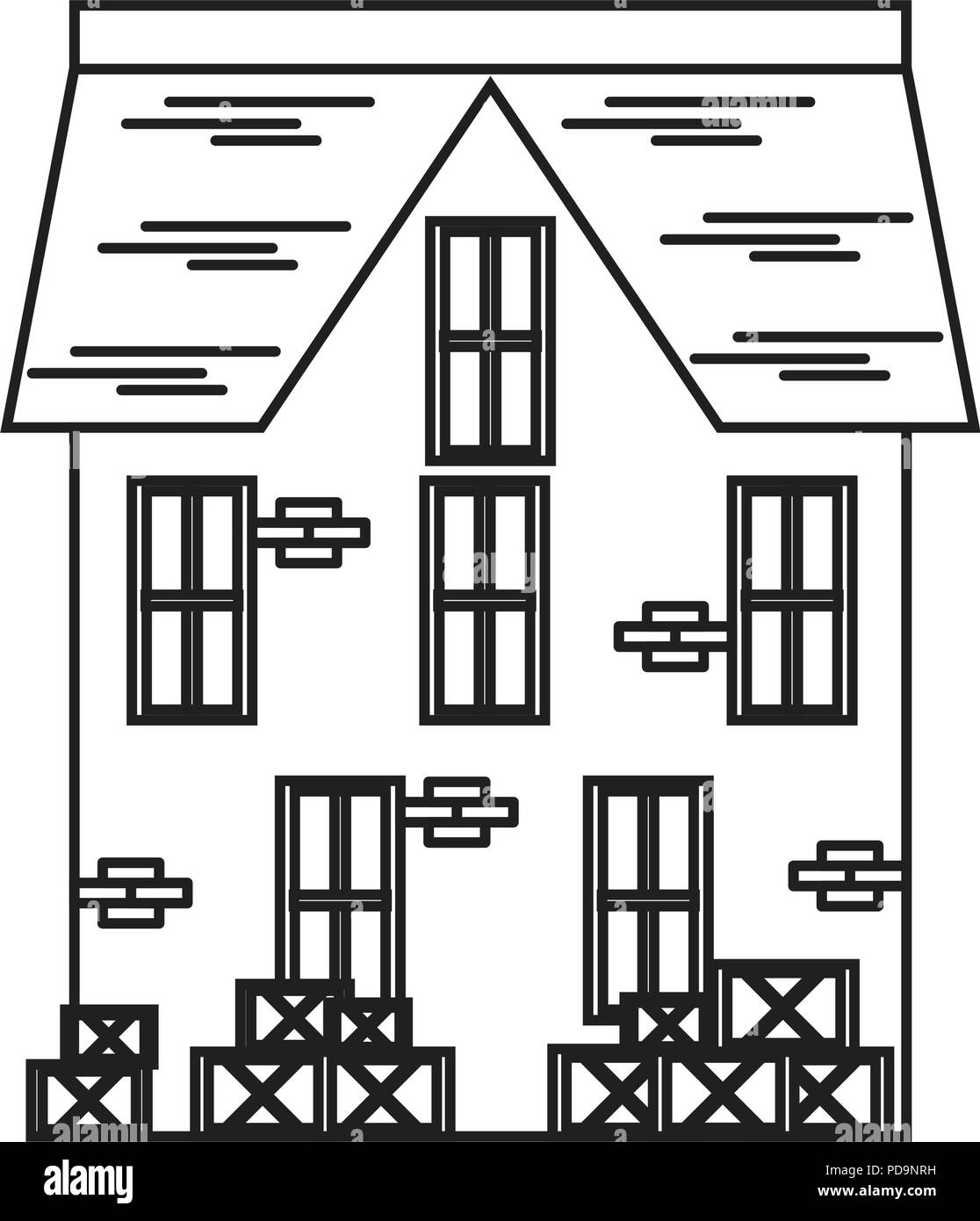 Isolated medieval building icon Stock Vector Image & Art - Alamy