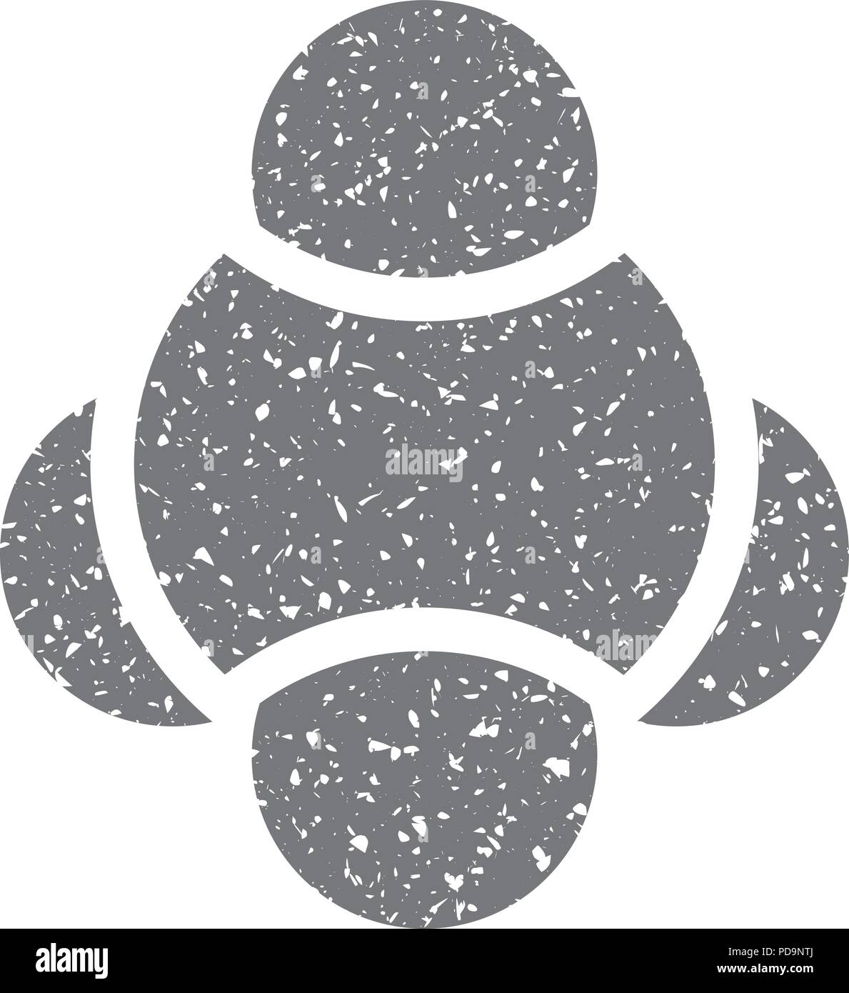 Grunge icon - Molecules Stock Vector Image & Art - Alamy