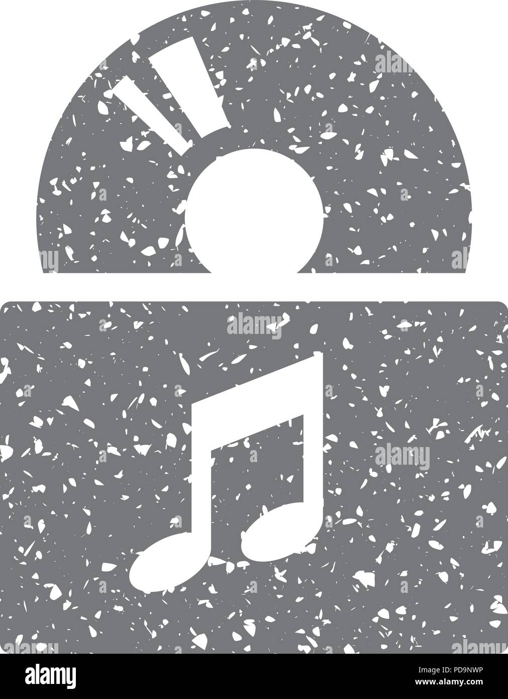 Grunge icon - Music album Stock Vector Image & Art - Alamy