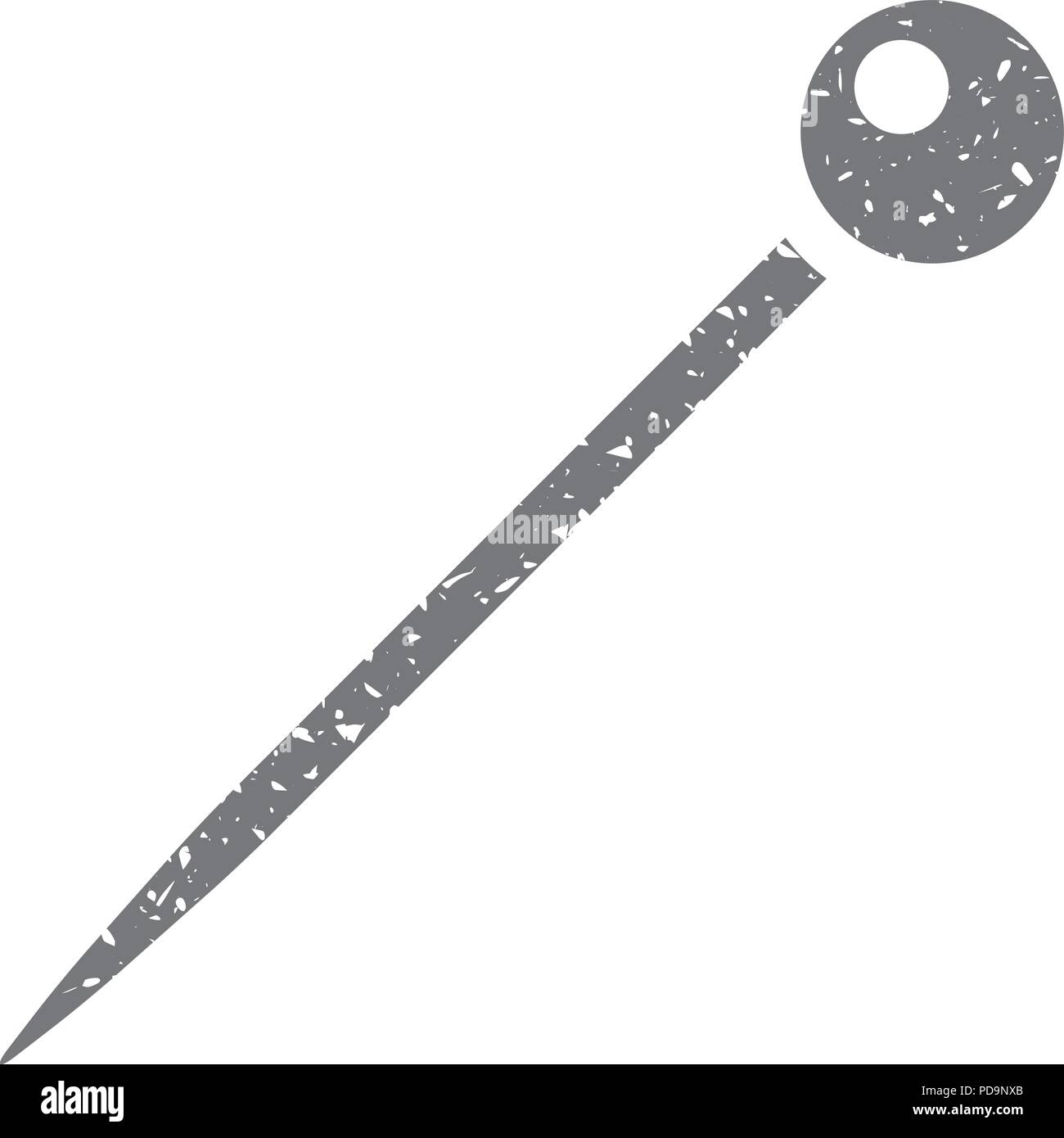 Grunge icon - Needle Stock Vector Image & Art - Alamy