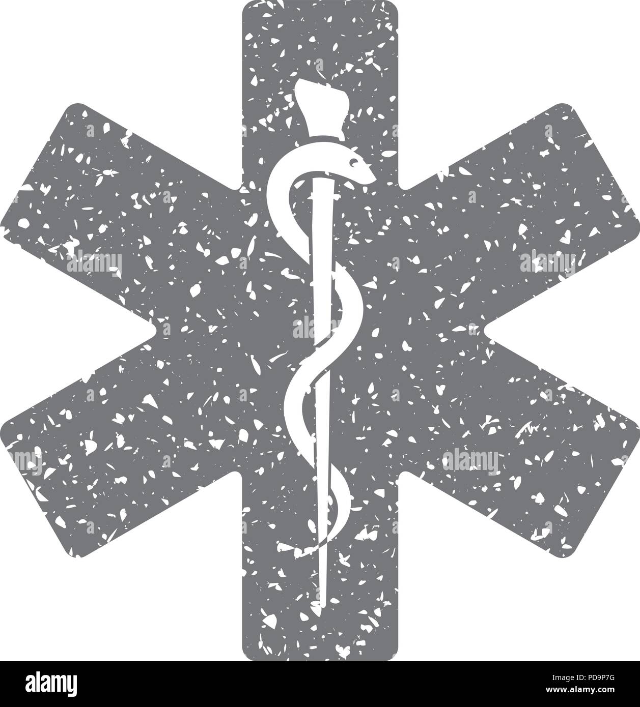 Grunge icon - Medical symbol Stock Vector Image & Art - Alamy