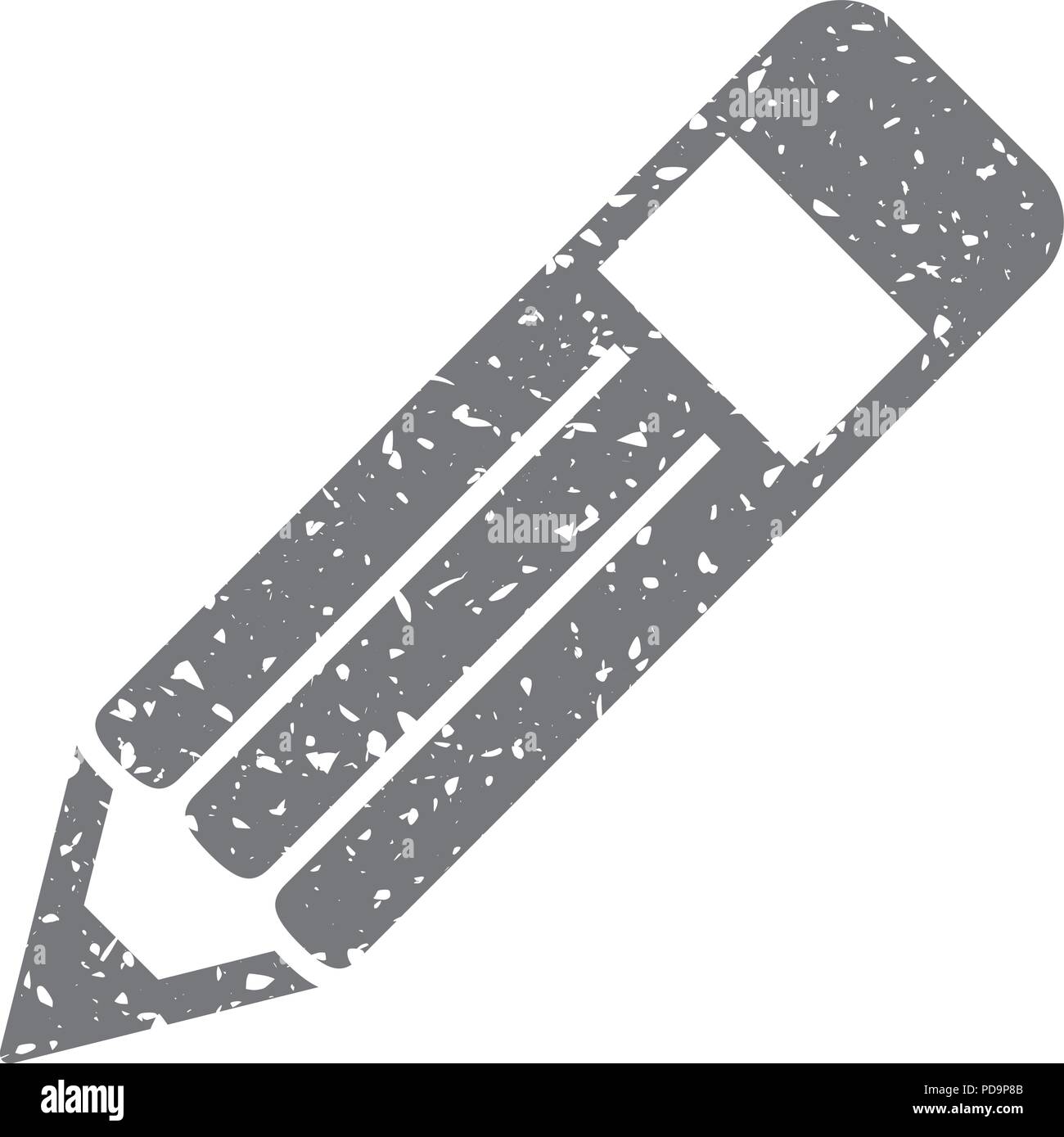 Grunge icon - Pencil Stock Vector Image & Art - Alamy