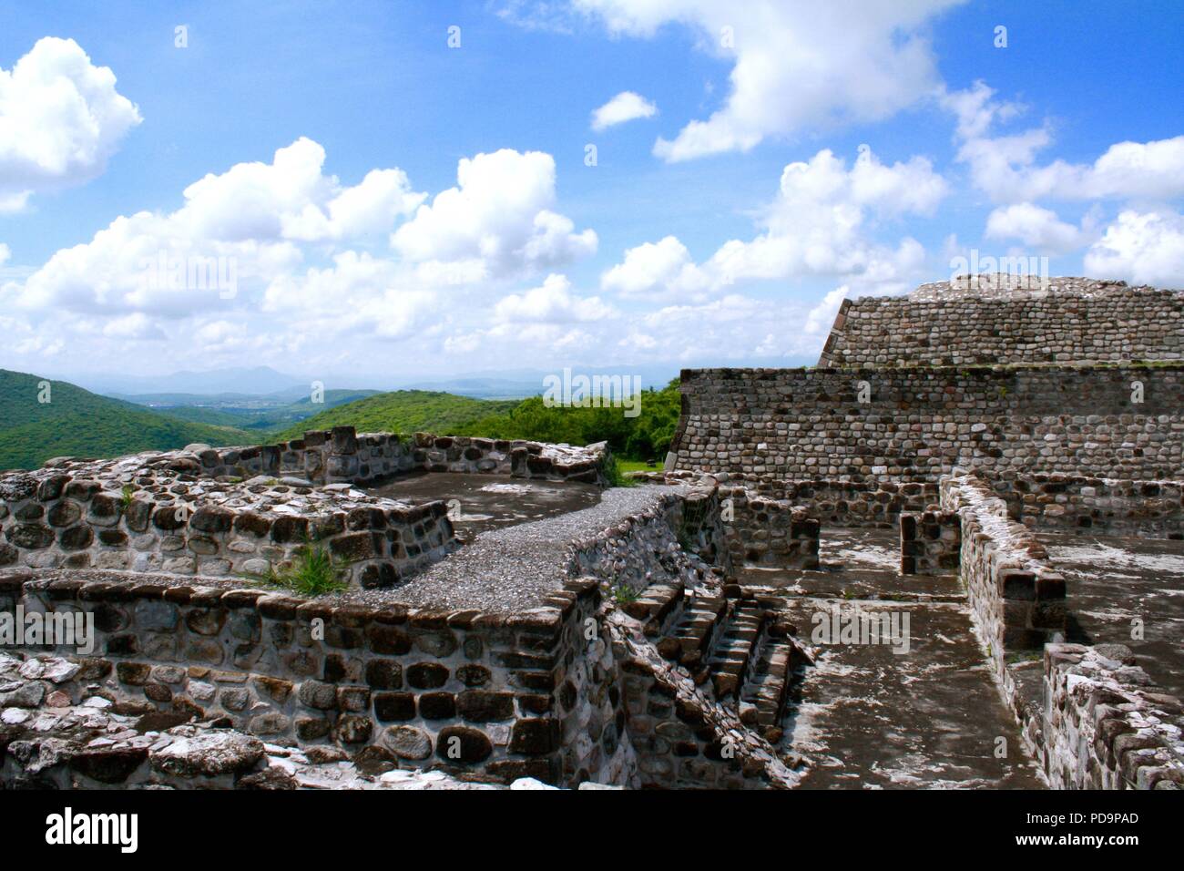 Xochicalco Ruins, Morelos, Mexico Stock Photo Alamy