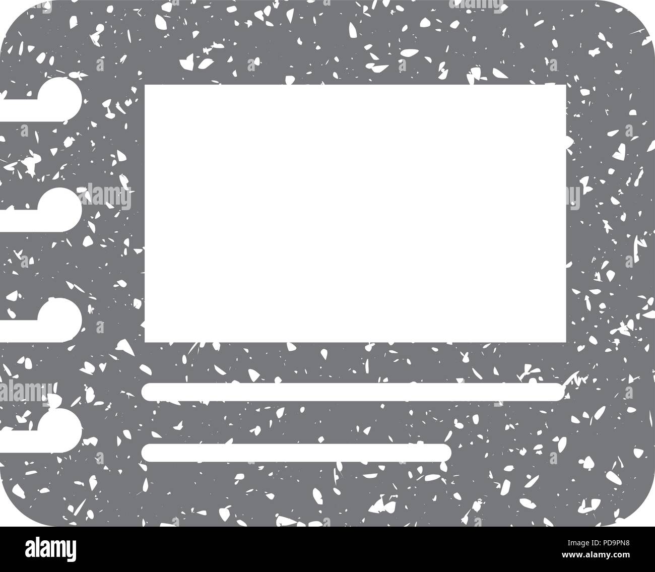 Grunge icon - Photo album Stock Vector Image & Art - Alamy