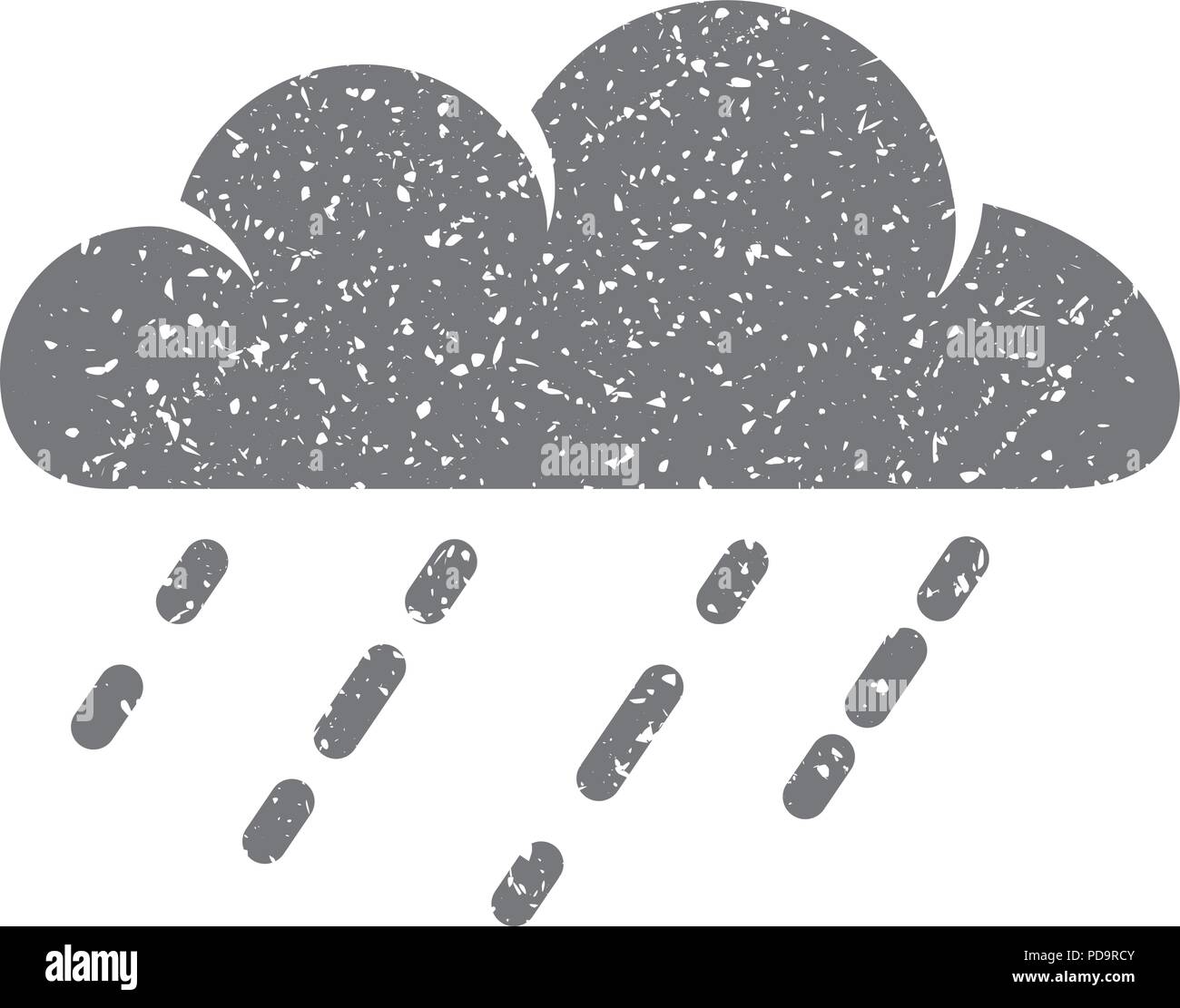 Grunge icon - Rainy Stock Vector Image & Art - Alamy