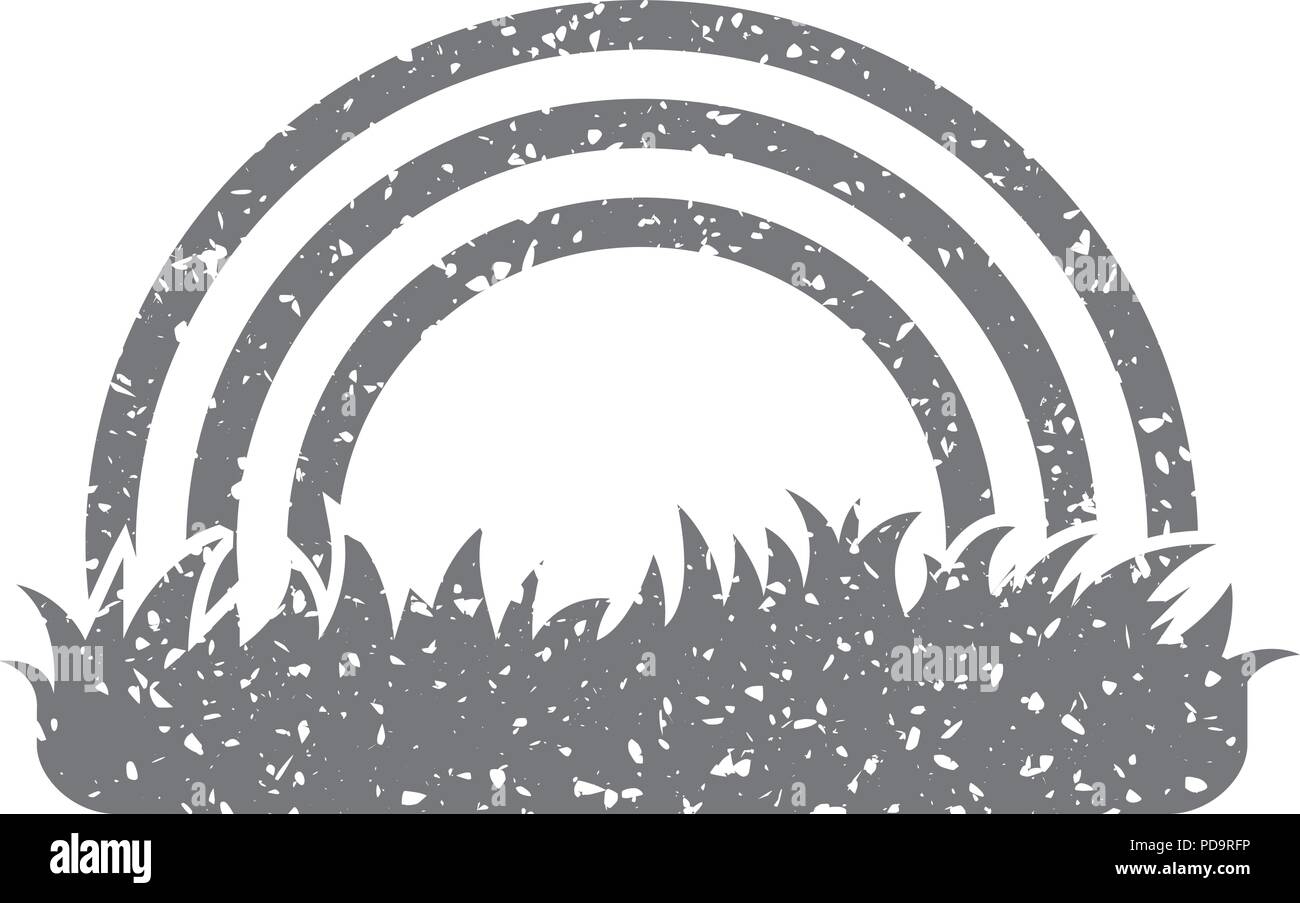 Grunge icon - Rainbow Stock Vector Image & Art - Alamy